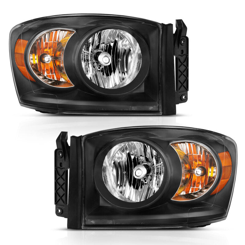 ANZO 2006-2009 Dodge Ram 1500 Crystal Headlights
