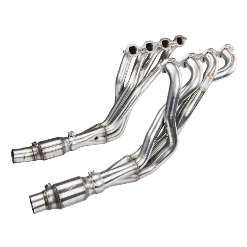Kooks 2260H430 for 2016+ Chevrolet Camaro SS 1 7/8in x 3in SS Longtube Headers w/ Green Catted Connection Pipes