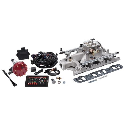 Edelbrock 35950 Pro Flo 4 EFI System Sequential Port Ford 351W 625 Max HP 35lb/hr Satin Finish