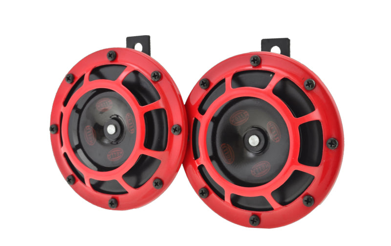 HELLA 003399801 Supertone Horn Kit 12V 300/500Hz Red