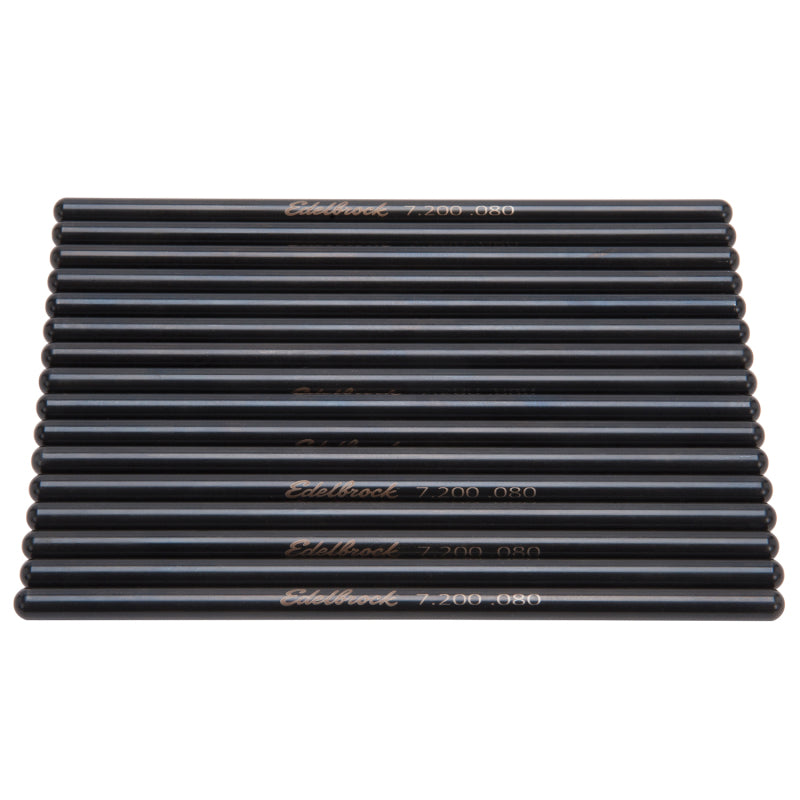 Edelbrock 9653 Pushrod Set Hydraulic Roller Applications Small Block Chevrolet