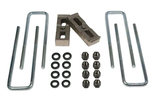 Tuff Country 97025 1in Rear Block and U-Bolt Kit for 2001-2010 Chevrolet Silverado 3500 4WD