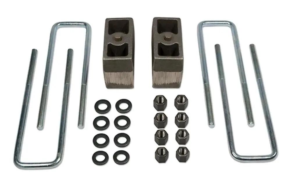 Tuff Country 97036 4in Rear Block and U-Bolt Kit for 1992-1998 GMC Suburban 1500 and 2500 4WD