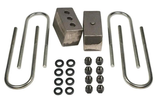 Tuff Country 97049 4in Rear Block and U-Bolt Kit for 2003-2012 Dodge Ram 3500 4WD (3.5in Axle)