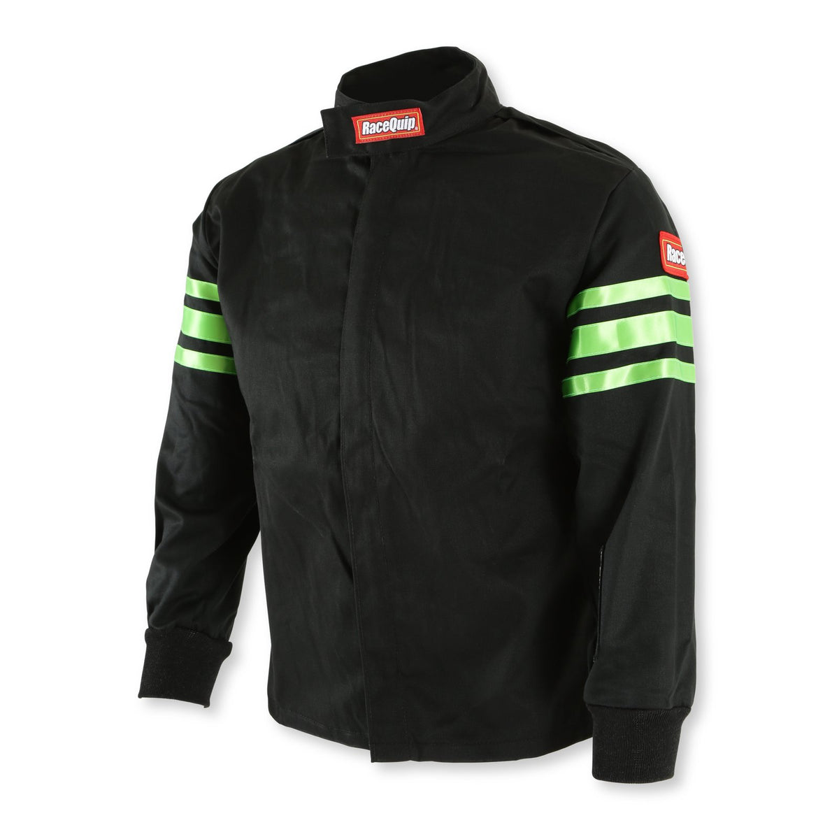 RaceQuip 1960793 Green Trim SFI-1 Junior Jacket - Kids Medium