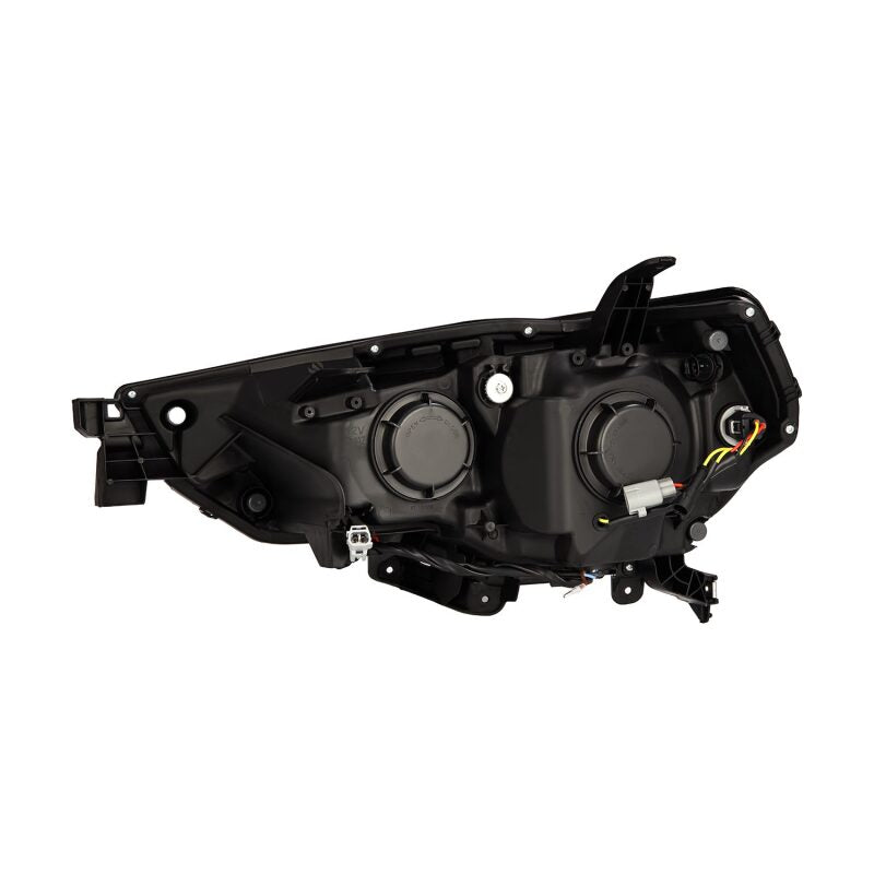 AlphaRex 880815 14-22 Toyota 4Runner PRO-Series Projector Headlights Black with Sequential Signal + DRL