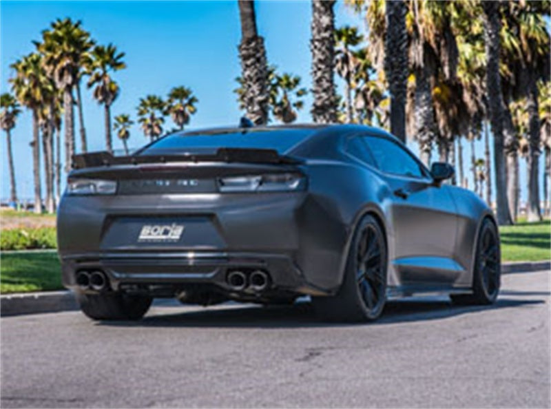 Borla 11924CB 2016-2018 Chevrolet Camaro SS AT/MT RWD Ceramic Black S-Type Exhaust (w/ Dual Mode Valves) - #11924CB