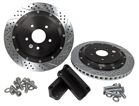 Baer Brakes 04-09 Cadillac XLR Eradispeed+ Rear SDZ 2-Piece Performance Brake Rotors