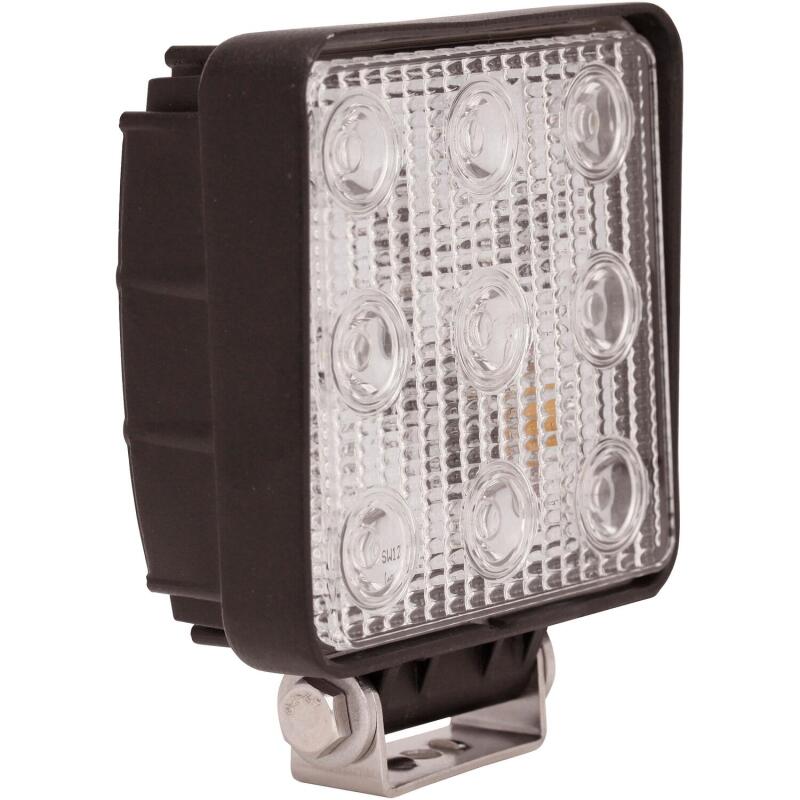 Westin 09-12211A LED Work Utility Light Square 4.6 inch x 5.3 inch Spot with 3W Epistar Black