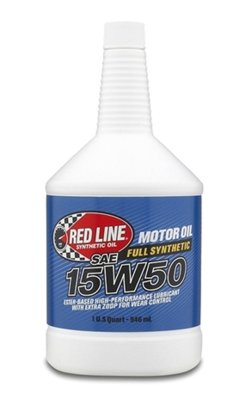 Red Line 11504 15W50 Motor Oil - Quart (12 Pack)
