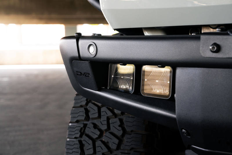 DV8 Offroad 21-22 Ford Bronco Factory Bumper Pocket Light Mount (Pair) 3in LED Pod Lights - #LBBR-05