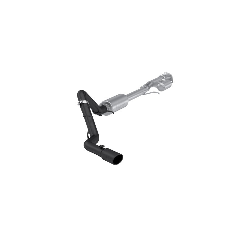 MBRP S5019BLK 3-Inch Cat-Back Exhaust - Black Single Side Exit - 2019+ Silverado / Sierra 1500 2.7L