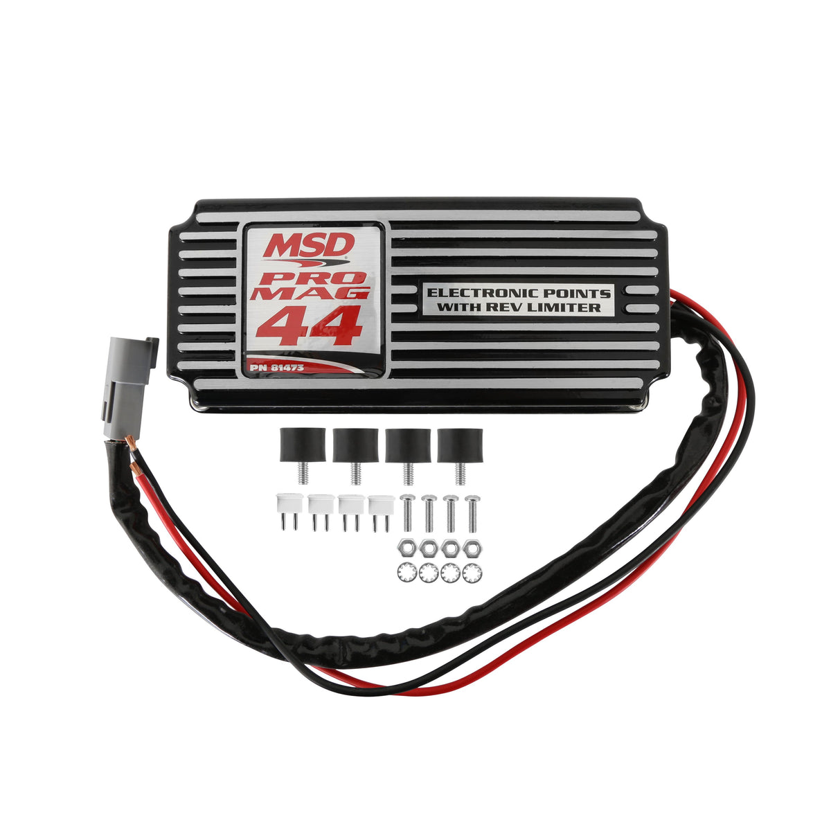 MSD 81473 Pro Mag 44 Amp Electronic Points Box - Black