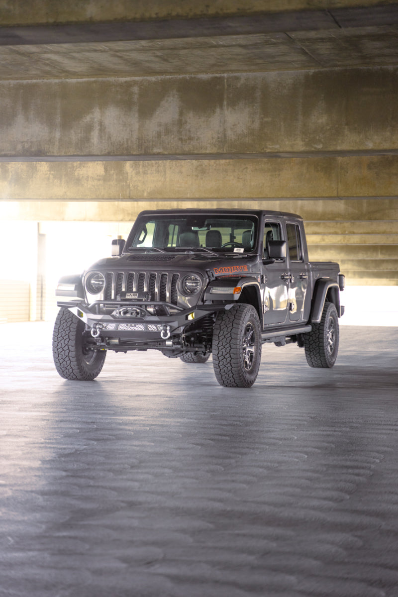 DV8 Offroad 07-18 Jeep Wrangler JK / 18-23 Wrangler JL / 20-23 Gladiator JT MTO Series Front Bumper - #FBJL-12