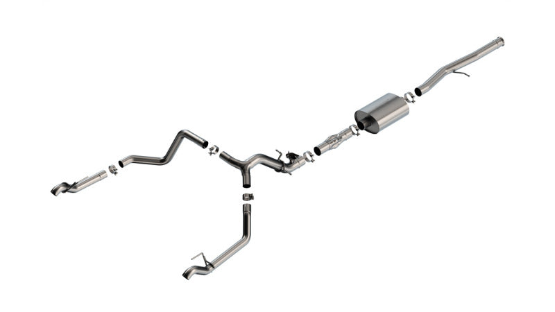 Borla 140996 Cat-Back Exhaust System ATAK for 2024-2026 Chevrolet Silverado 1500 / GMC Sierra 1500 (6.2L V8)