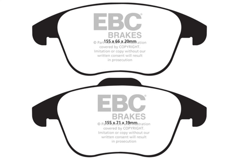 EBC 15 and up Audi Q3 2.0 Turbo Ultimax2 Front Brake Pads UD1375
