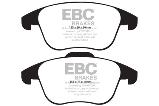 EBC 15 and up Audi Q3 2.0 Turbo Redstuff Front Brake Pads DP31997C