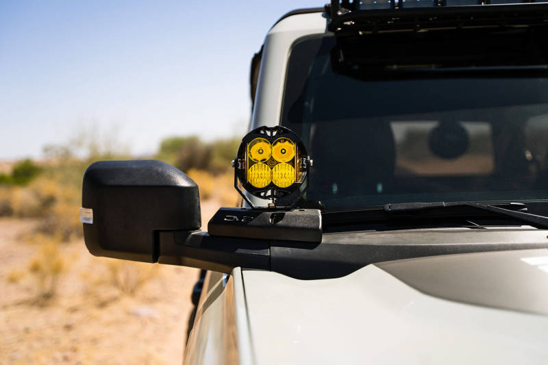DV8 21-22 Ford Bronco A-Pillar Pod Light Mounts - #LBBR-02