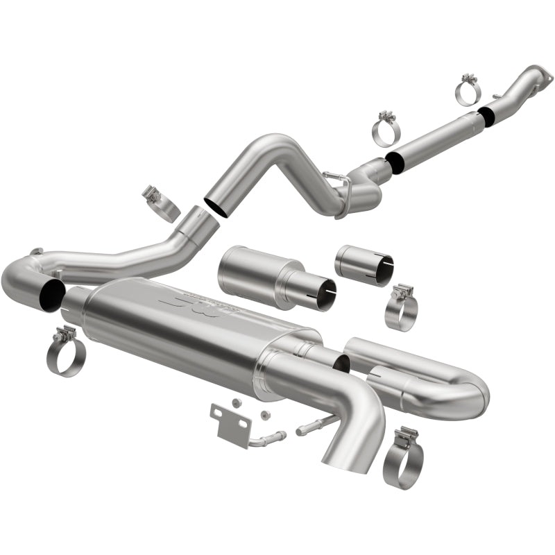 MagnaFlow 19559 2021 Ford Bronco Overland Series Cat-Back Exhaust w/ Single Straight Driver Exit- No Tip - #19559