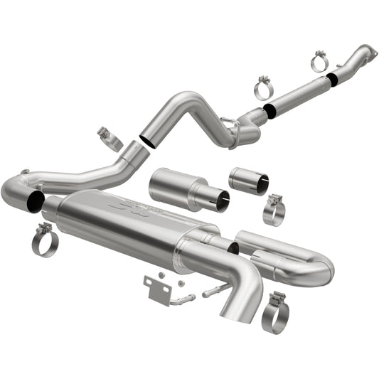 MagnaFlow 19559 2021 Ford Bronco Overland Series Cat-Back Exhaust w/ Single Straight Driver Exit- No Tip - #19559