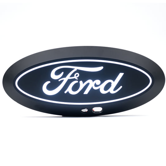 Putco for 2017-2019 Ford Super Duty Front Luminix Ford LED Emblem - with Camera CutOut
