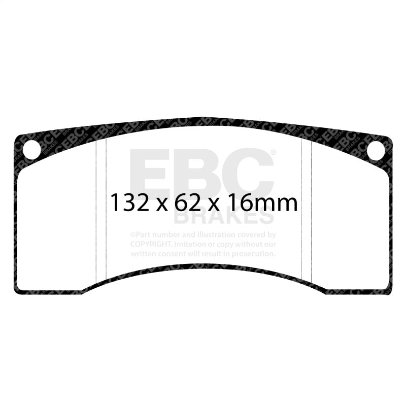EBC Racing Alcon B-Type SR-11 Sintered Race Brake Pads DP8016.16SR11