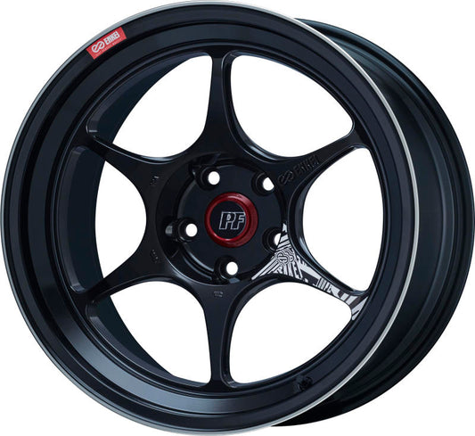Enkei PF06 - 17x9.5 / 5x114.3 / 22 ET - Black Machined