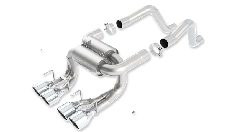 Borla 11822 06-12 Chevrolet Corvette Z06/ZR1 6.2L/7.0L 8cyl Aggressive ATAK Exhaust (rear section only) - #11822