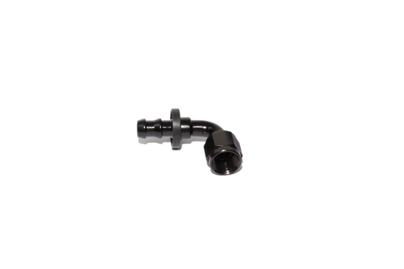 FAST 30276-1 -6AN 90 Degree Push Lock Fitting Single