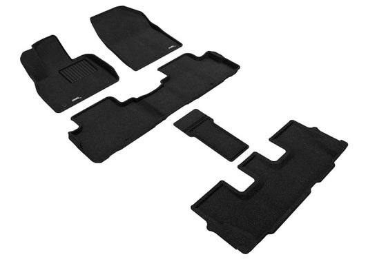 3D MAXpider Elegant Front, Rear & 3rd Row Floor Mats for 2020-2024 Hyundai Palisade (7-Seat)