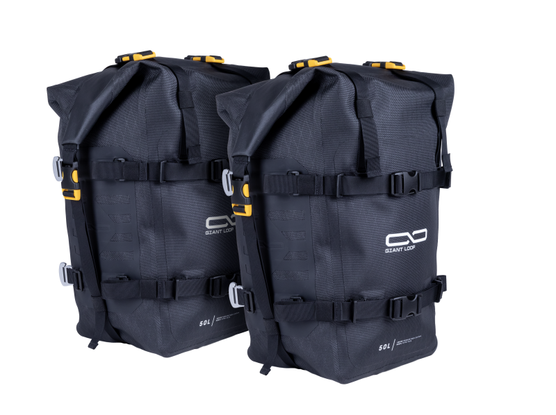 Giant Loop MTPN25-B MotoTrekk Panniers 50L Black Motorcycle