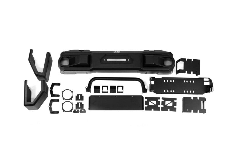 Dv8 18+ Jeep Wrangler JL / 20+ Jeep Gladiator JT OE Plus Front Bumper - #FBJL-13