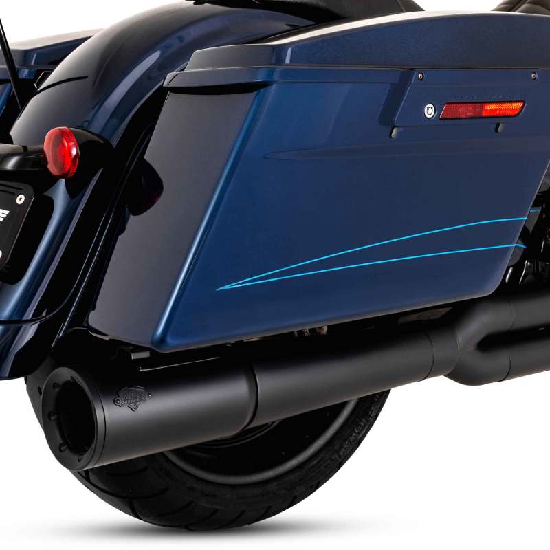 Vance & Hines 47383 Pro Pipe 2-1 PCX Exhaust Black for 2017-2025 Harley-Davidson Touring