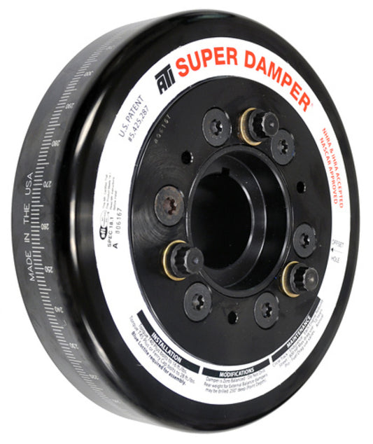 ATI Performance Products 917309 Super Damper Harmonic Balancer 8.275 in Aluminum 8/4 Groove for 1997-2017 Chevrolet Corvette / SS, Pontiac G8 (LS)