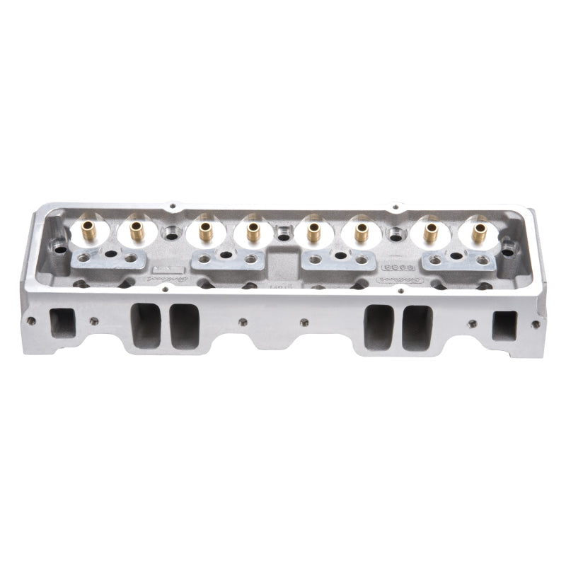 Edelbrock 60947 Cylinder Head SBC NHRA Legal 64cc Angled Plug Bare Single