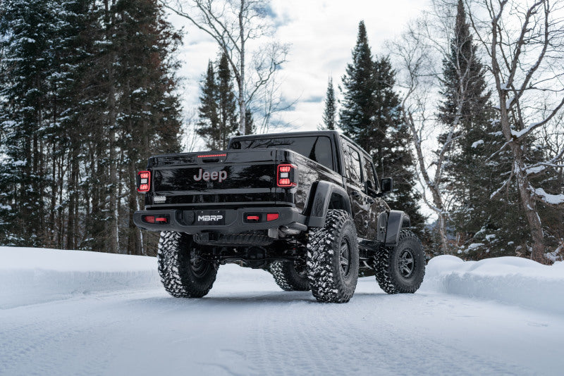 MBRP S6502409 2021+ JEEP Gladiator JT 3.0L EcoDiesel XP Series T304SS 3in Filter Back w/ Rear Turn Down - #S6502409