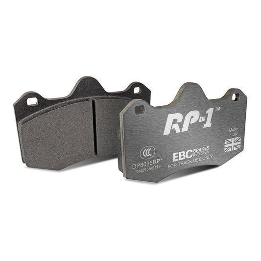 EBC Racing 09-16 Lotus Evora RP-1 Front/Rear Race Brake Pads (Pair Only) DP8036RP1
