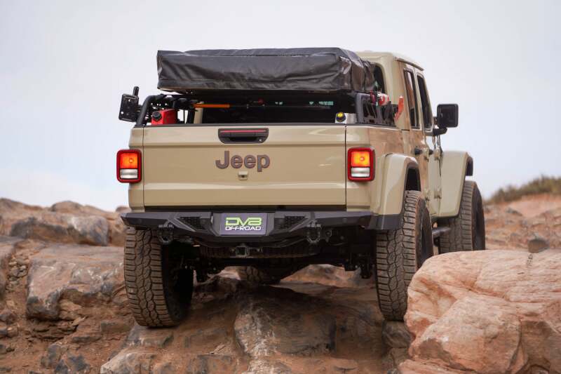 DV8 Offroad 20-23 Jeep Gladiator JT Spec Series Rear Bumper - #RBGL-09