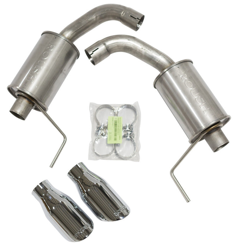 Roush 5.0L V8 Exhaust Kit for 2015-2017/2024 Ford Mustang Round Tips 421834