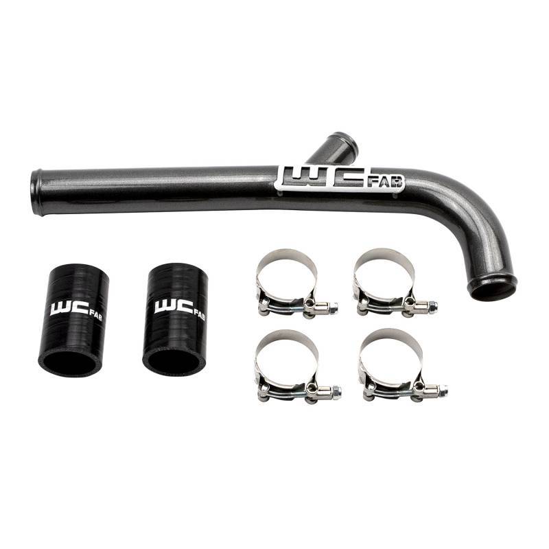 Wehrli Custom Fabrication WCF100867-BB Upper Coolant Pipe with Dual Radiator Bengal Blue for 2013-2015 Ram 2500 / 3500 6.7L Cummins