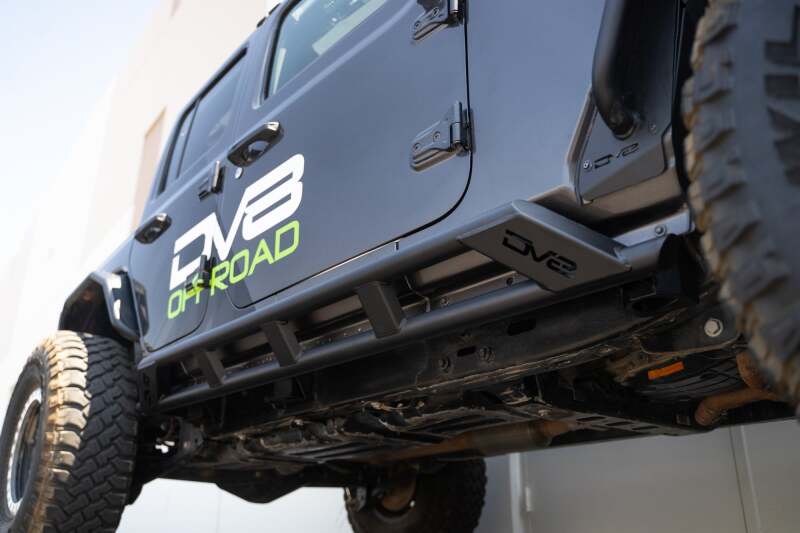 DV8 Offroad 18-23 Jeep Wrangler JL 4 Door FS-15 Series Rock Sliders - #SRJL-07
