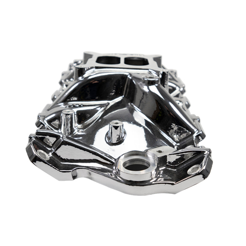 Edelbrock 2701-CP SBC Performer EPS Manifold - Chrome Plasma Coated