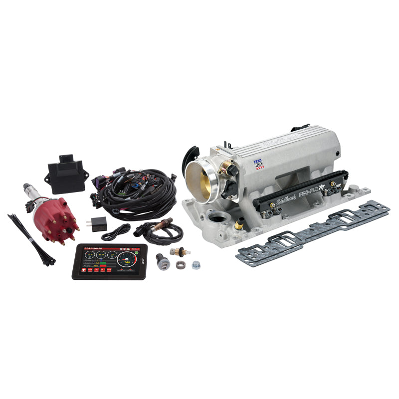 Edelbrock 35820 Pro Flo 4 XT EFI System Sequential Port SBC Vortec/E-Tec 550 Max HP 29lb/hr Satin