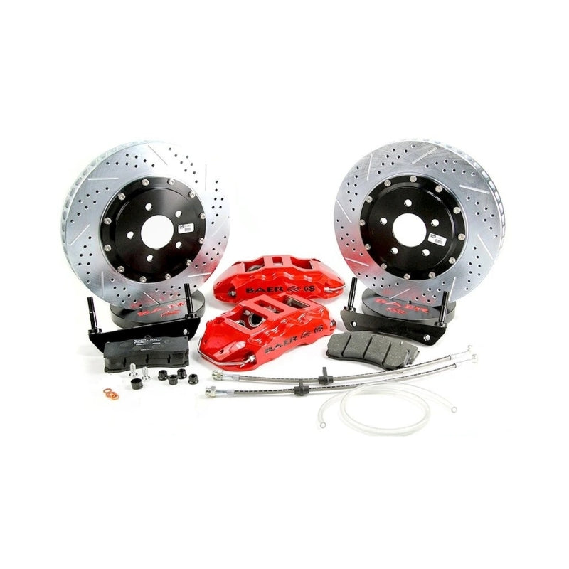 Baer Brakes 1984 Chevrolet Corvette 14in Extreme+ Front SDZ Brake Kit - Fire Red