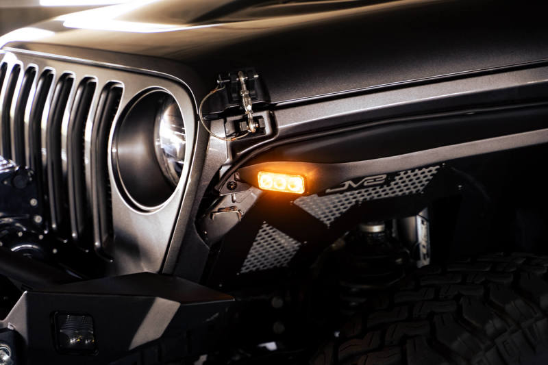 DV8 Offroad 18-23 Jeep Wrangler JL Slim Fender Flares - #FDJL-07