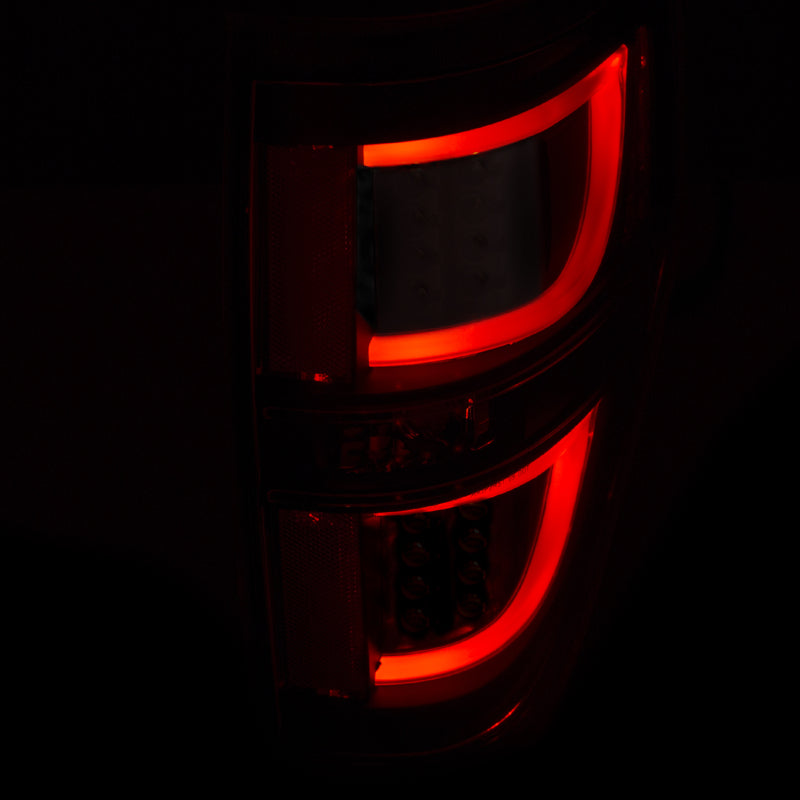 ANZO 2009-2014 Ford F-150 LED Taillights Black