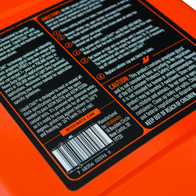 Mishimoto Liquid Chill Synthetic 64oz Engine Coolant - Premixed - #MMRA-LC-505064F