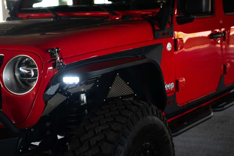 DV8 Offroad 20-23 Jeep Gladiator JT Slim Fender Flares - #FDGL-07