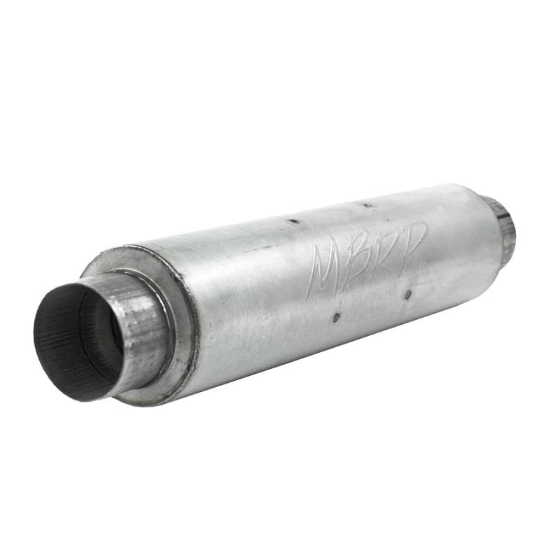 MBRP M1004A Universal Quiet Tone Muffler 4in Inlet/Outlet 24in Body 6in Dia 30in Overall Aluminum - #M1004A