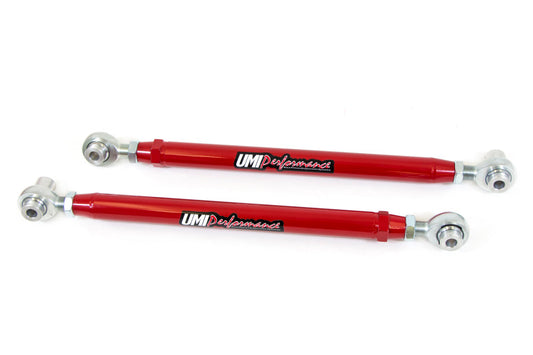 UMI Performance 1037CM-R Double Adjustable Lower Control Arms Chrome Moly Red